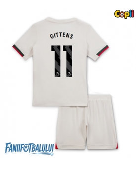 Chelsea Jamie Gittens #11 Echipament de Fotbal Replică 2025-26 Copii Deplasare (+ Șorturi)